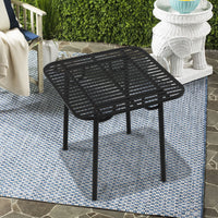 Black Wrought Iron Garden Patio Metal Table