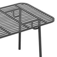 Black Wrought Iron Garden Patio Metal Table