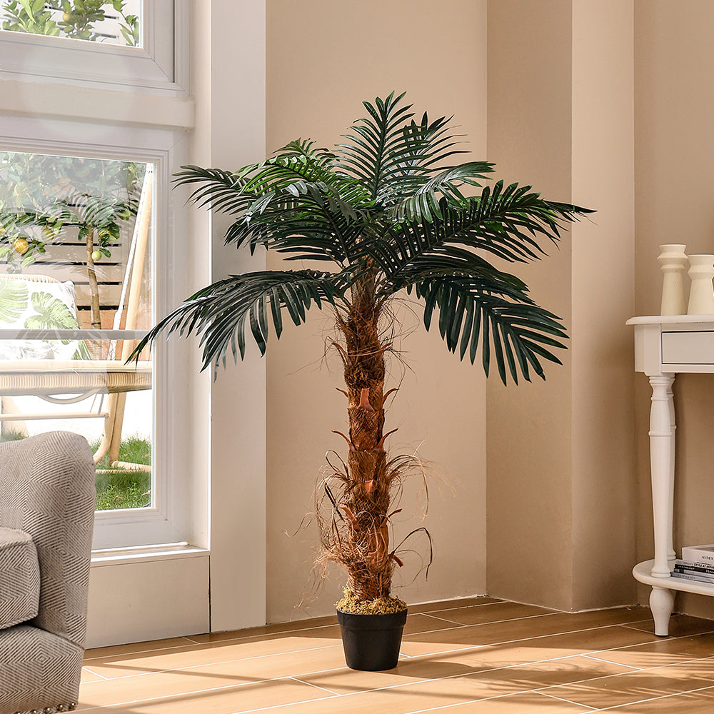 120CM Height Artificial Plants Palm Tree with Pot