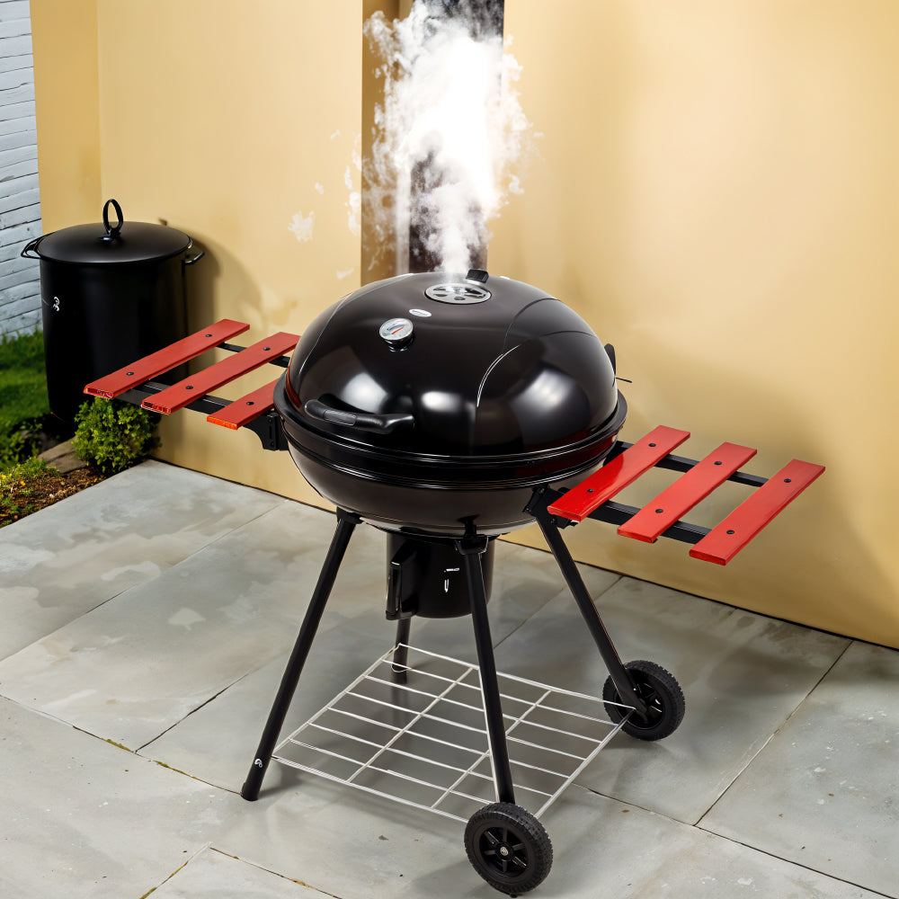 Black Outdoor Garden Portable Kettle Charcoal BBQ Grill